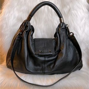 Kenneth Cole New York Genuine Leather Hobo Shoulder Bag